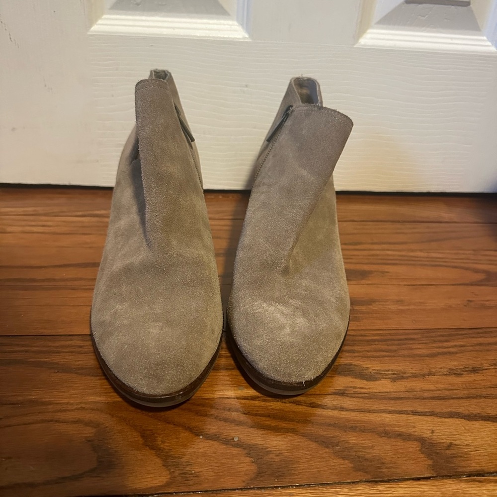 Lucky Brand Suede Ankle Boots - Brown
